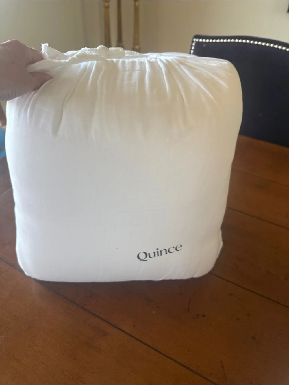NWOT Quince Organic Cotton Gauze Duvet Set King Cal King White (1)